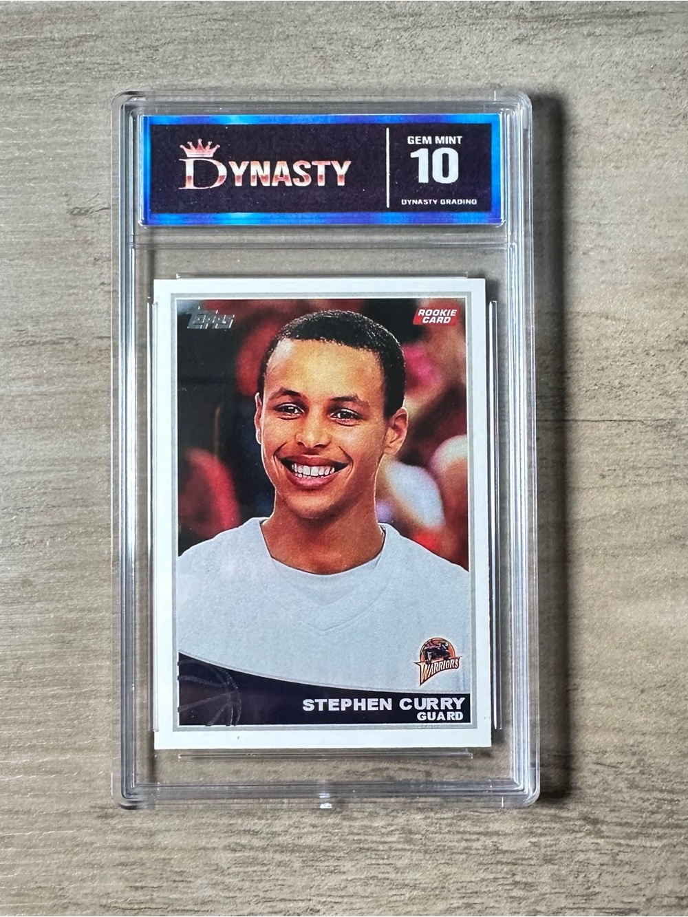 Stephen Curry Rookie Gem Mint 10 2009 Topps #321 Novelty Basketball Card.